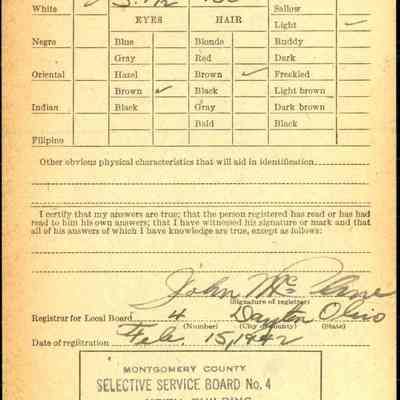 Draft Card Back