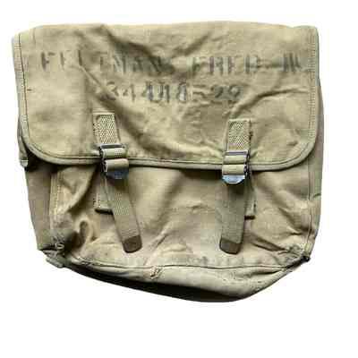 Fred W. Feltman Canvas Field Bag