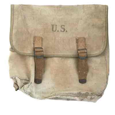 Captain Roland A. Spaeth Canvas Field Bag