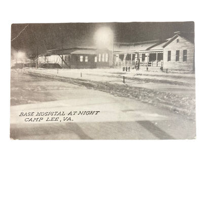 Base Hospital At Night