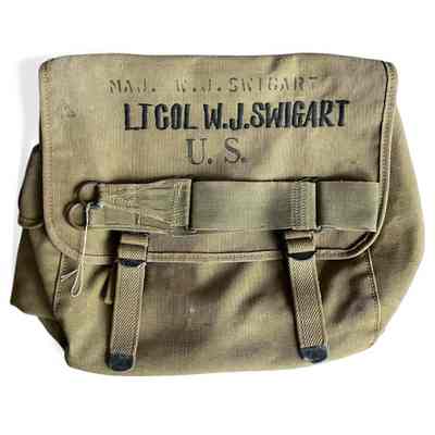 Lt. Colonel William J. Swigart Canvas Field Bag