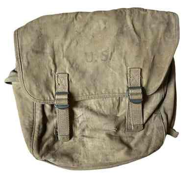 Richard E. Flower Canvas Field Bag