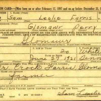 Draft Card Front