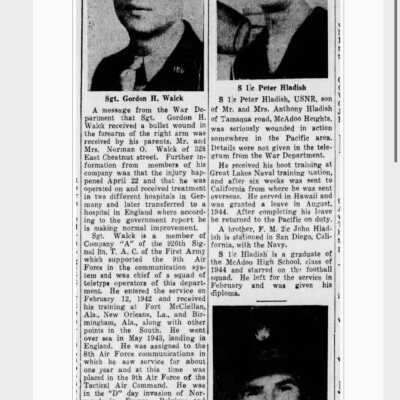 May 23, 1945: The Plain Speaker Hazelton, PA