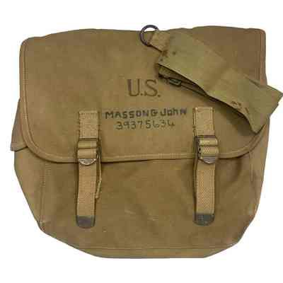 John J. Massong Canvas Field Bag