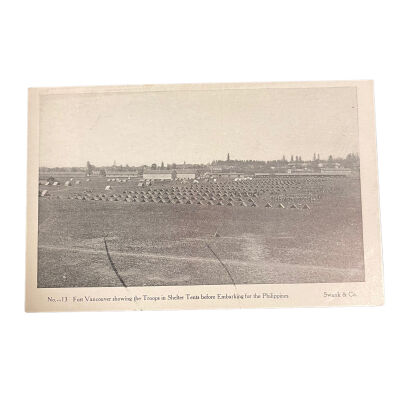 Fort Vancouver Showing The Troops