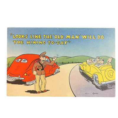 Looks Like The Old Man Will Do the Hiking To-Day