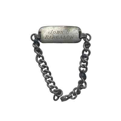John B. Barcalow ID Bracelet