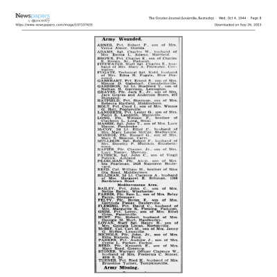 October 4, 1944: The Courier-Journal