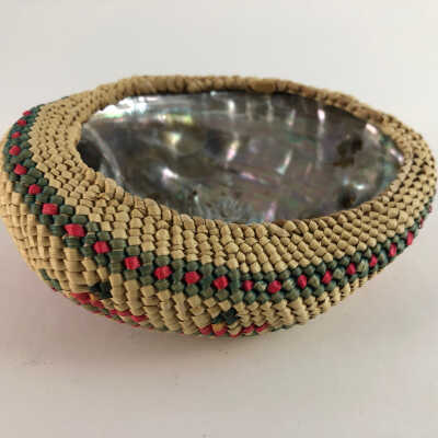 Nuu Chah Nulth Basketry Covered Abalone