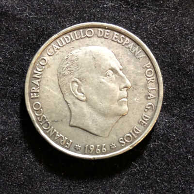 Spanish 100 Peseta Coin