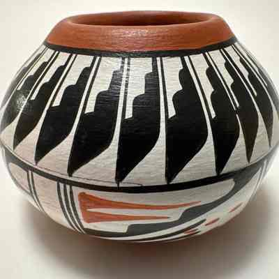 Miniature Painted Jemez Jar