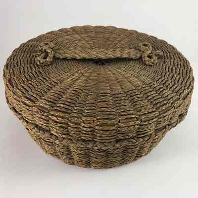 Ash Splint and Sweetgrass Basket