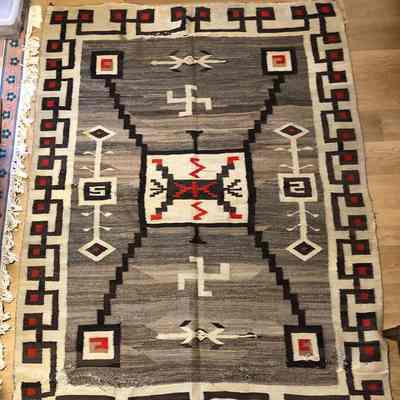 Large Navajo Storm Rug