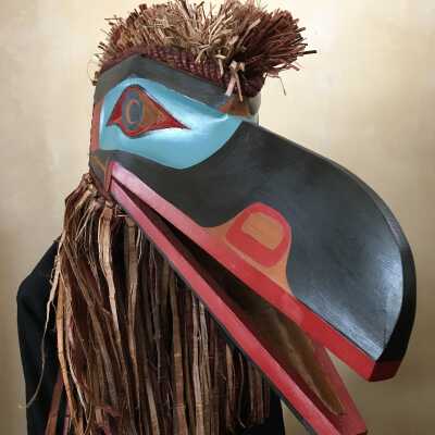 Kwakiutl Raven Mask