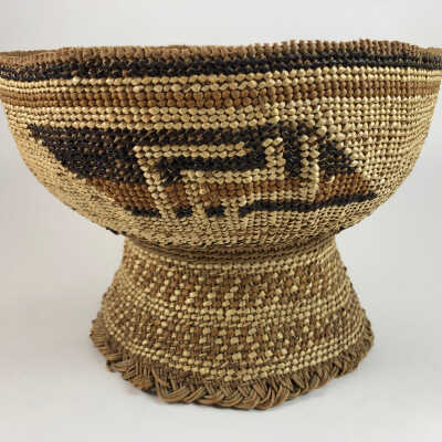 Large Hupa Pedestal Basket