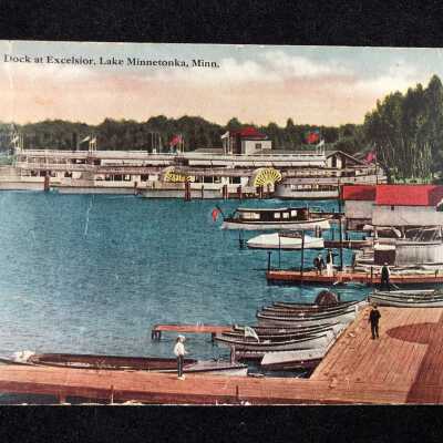 Dock at Excelsior, Lake Minnetonka, Minn.