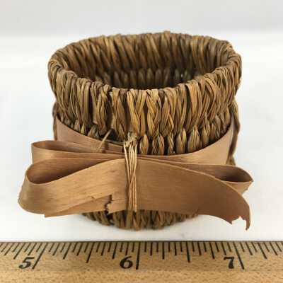 Sweetgrass and Ash Splint Napkin Ring