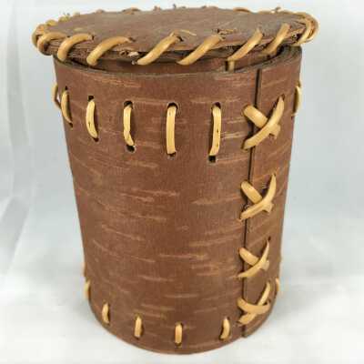Lidded Birch Bark Container
