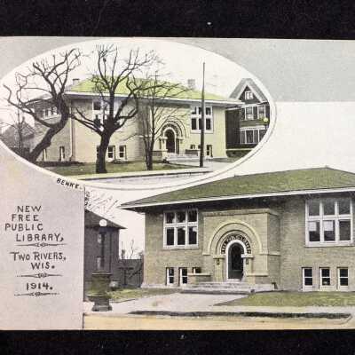 New Free Public Library, Two Rivers, Wis. 1914