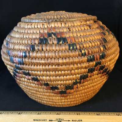 Interior Salish Lidded Basket