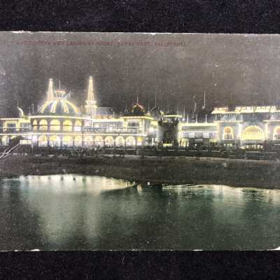 Bath House and Casino at Night, Santa Cruz, CA