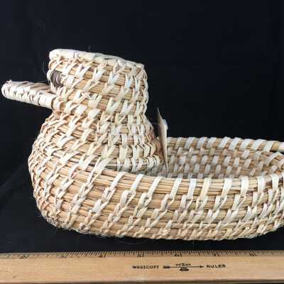 Tohono O'Odham Duck Effigy Basket