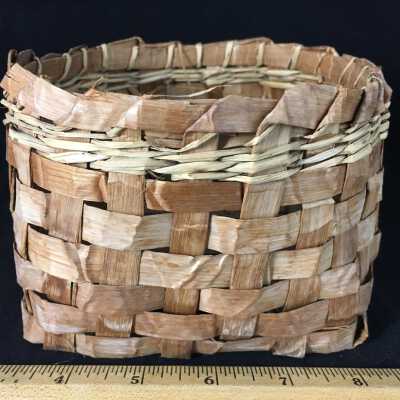Simple Northwest Coast Cedar Bark Basket