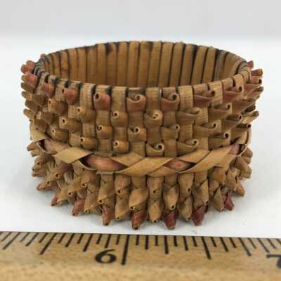 Maple Splint Covered Napkin Ring