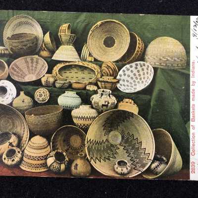 Collection of Baskets made by Indians