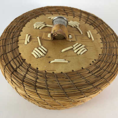 Birch Bark and Sweetgrass Sewing Kit