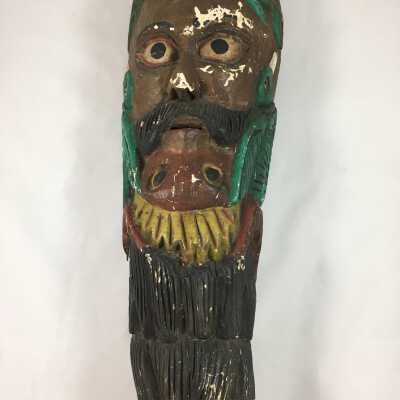 Tall Double-faced Mexican Mask
