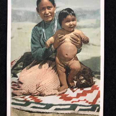 A Proud Navaho Mother, Grand Canyon National Park, Arizona