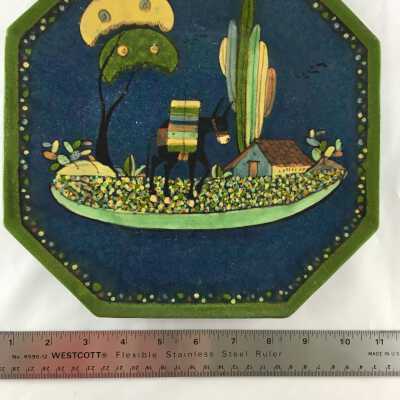 Octagonal Tlaquepaque Plate