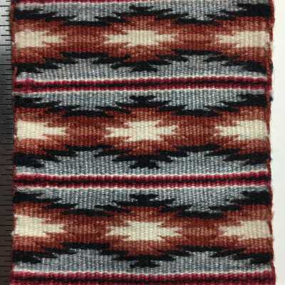 Miniature Wide Ruins Navajo Rug