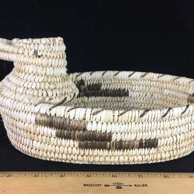 Tohono O'Odham Duck Effigy Basket