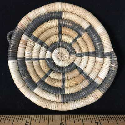 Miniature Hopi Coiled Plaque
