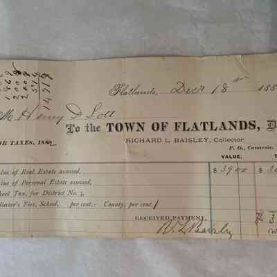 Tax Receipt