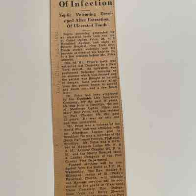 Newspaper Clipping