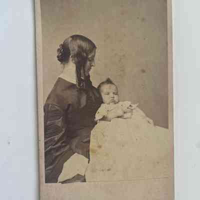 Photograph of Woman and Baby