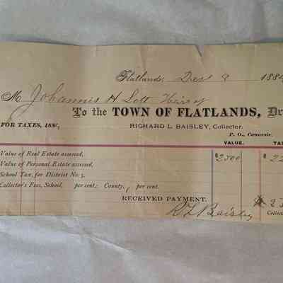 Tax Receipt