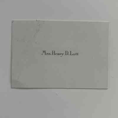 Calling Card