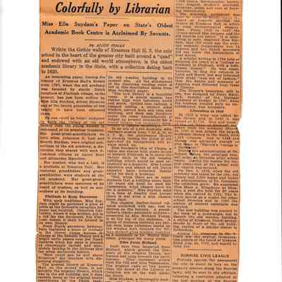 Newspaper Article