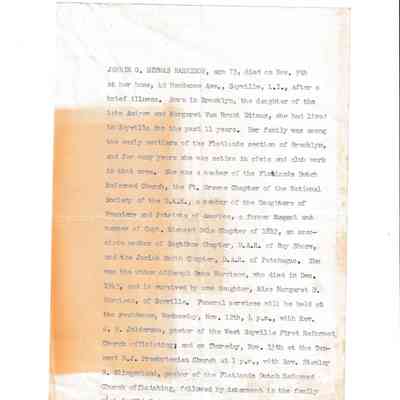 Funeral Service Letter