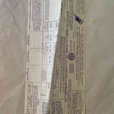 Tax Reciept