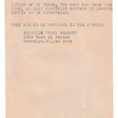 Poem Booklets