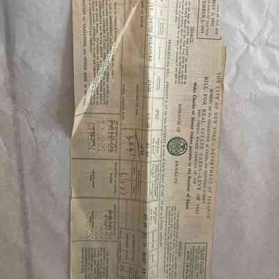 Tax Receipt