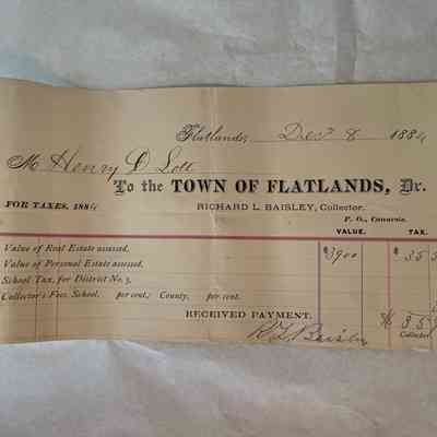 Tax Receipt