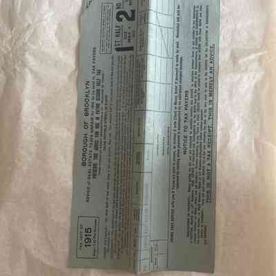 Tax Receipt