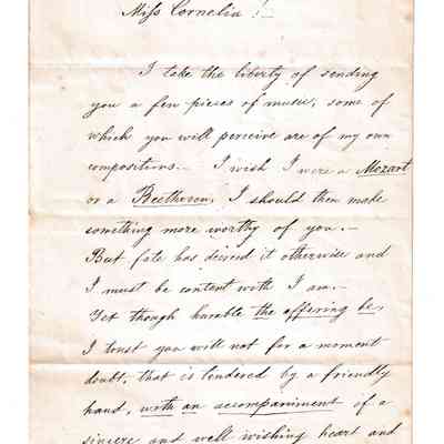 Letter to Cornelia